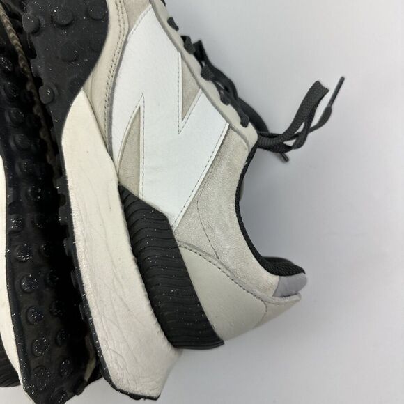 Figs New Balance 3447 Athletic Nursing Sneakers Beige Leather Lace Up Womens 8 - Picture 13 of 16